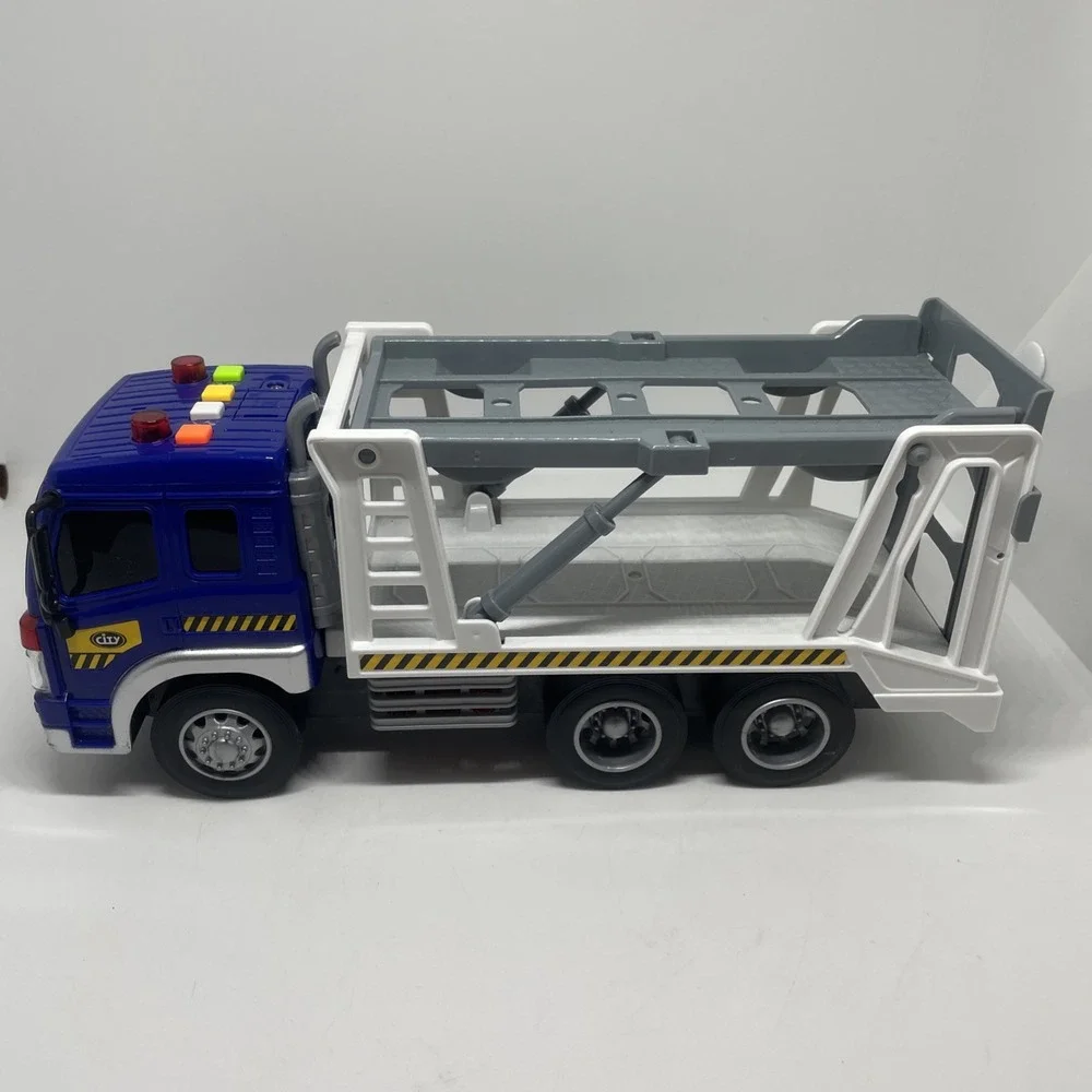 TRC Friction Powered‎ Car Transporter Truck Toy with Lights and Sounds Carriers